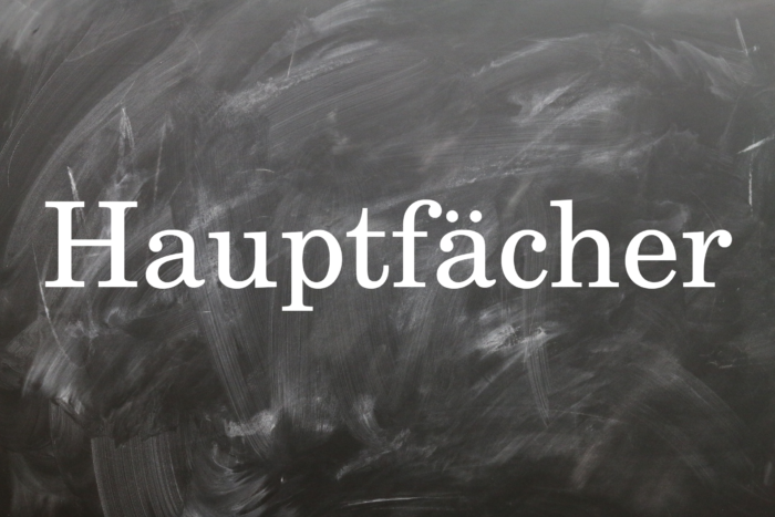 Hauptfächer